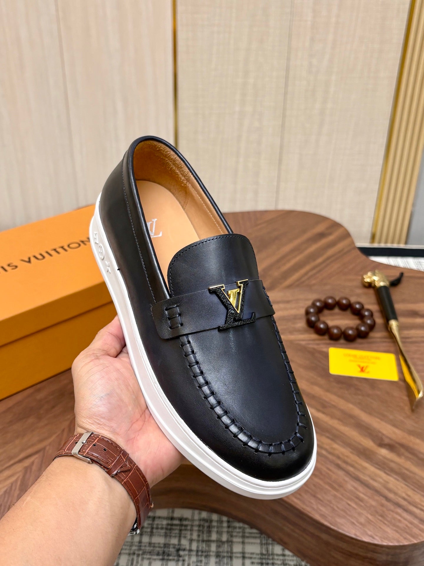 Water-Dyed Calfskin Classic Dress Shoes