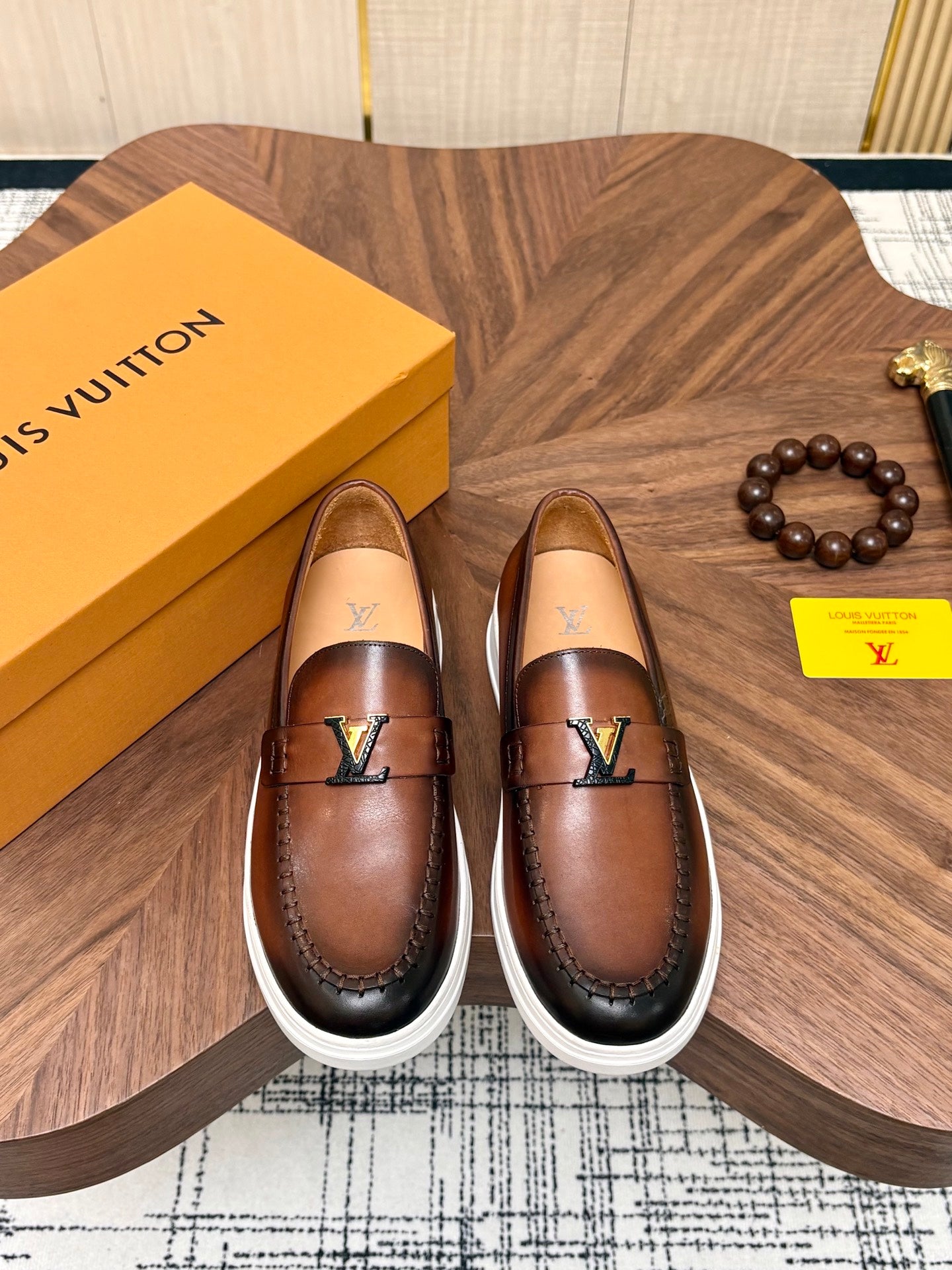 Water-Dyed Calfskin Classic Dress Shoes