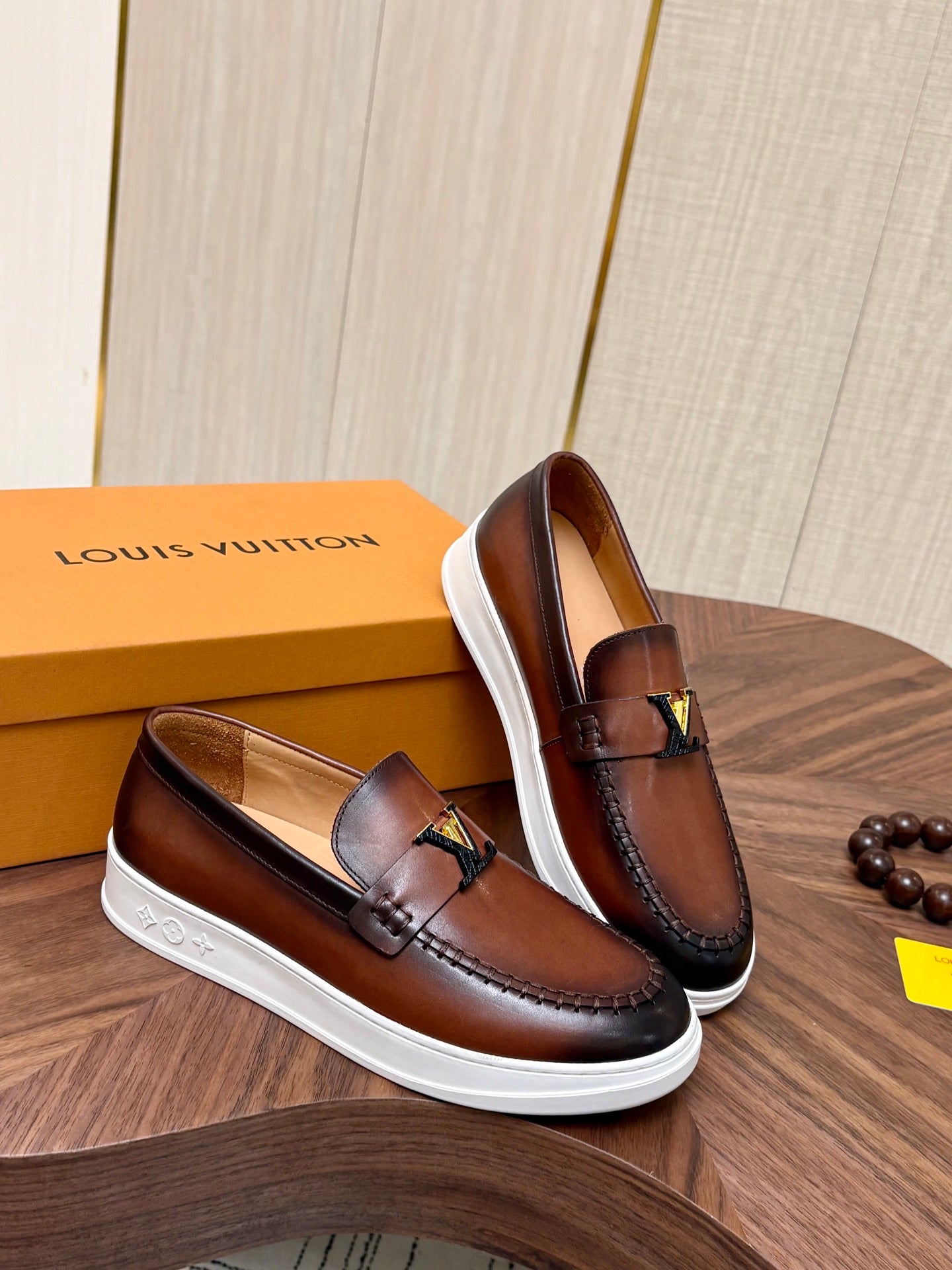 Water-Dyed Calfskin Classic Dress Shoes