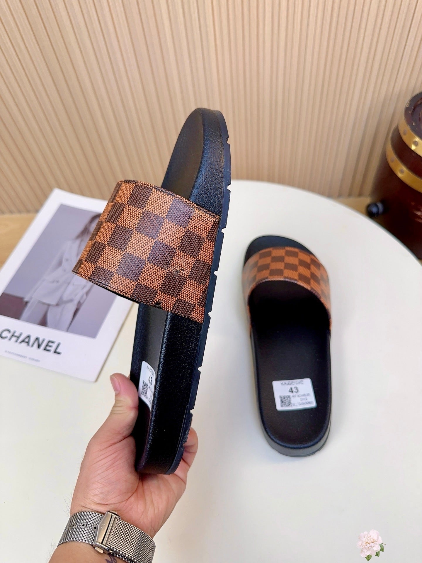 Checkerboard Monogram Platform Sneakers