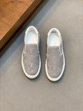 Totem Embossed Leather Casual Sneakers