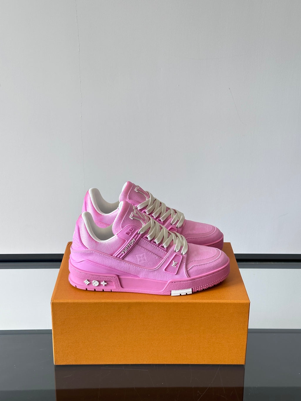 Checkerboard Monogram Platform Sneakers