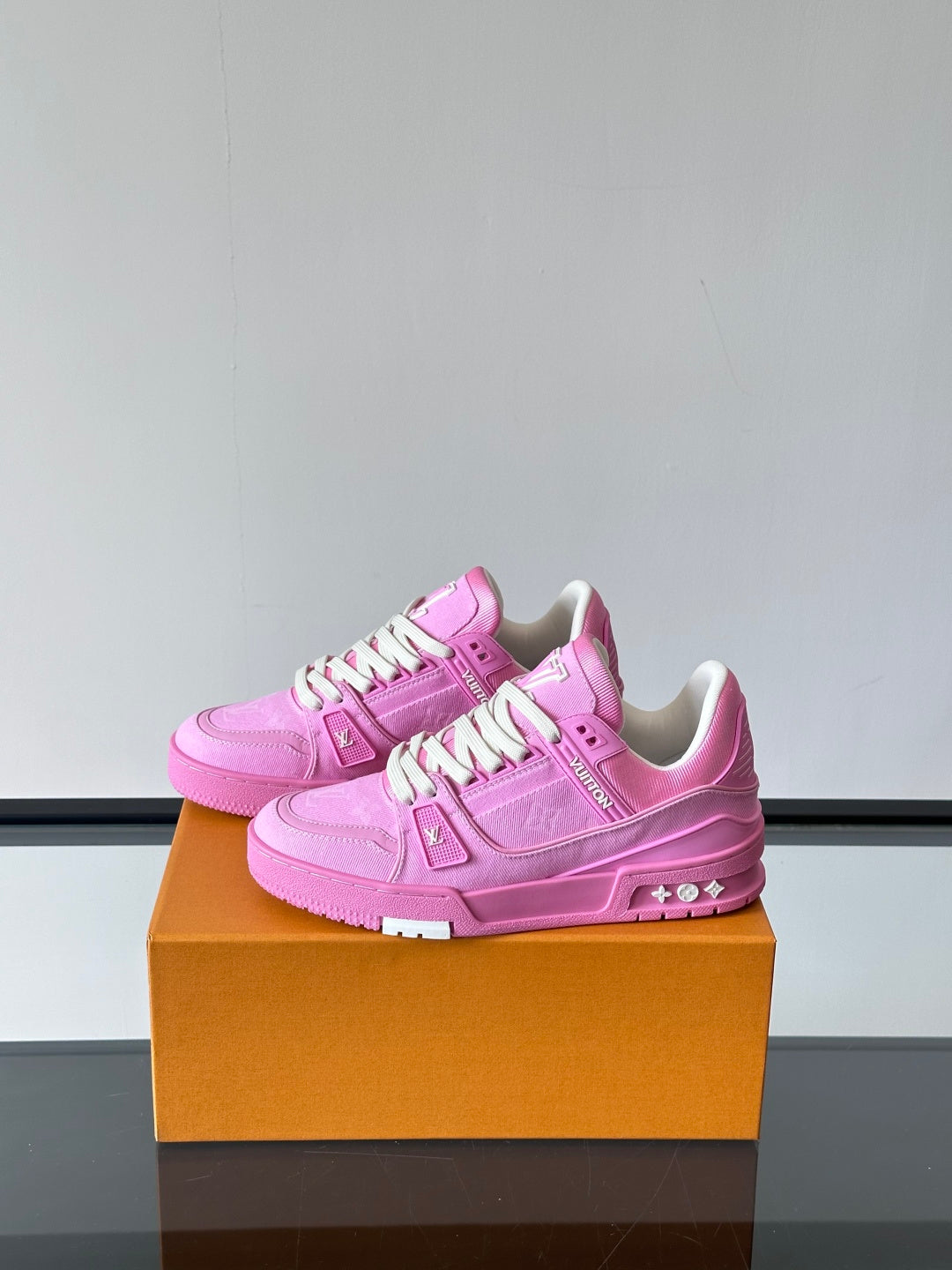 Checkerboard Monogram Platform Sneakers