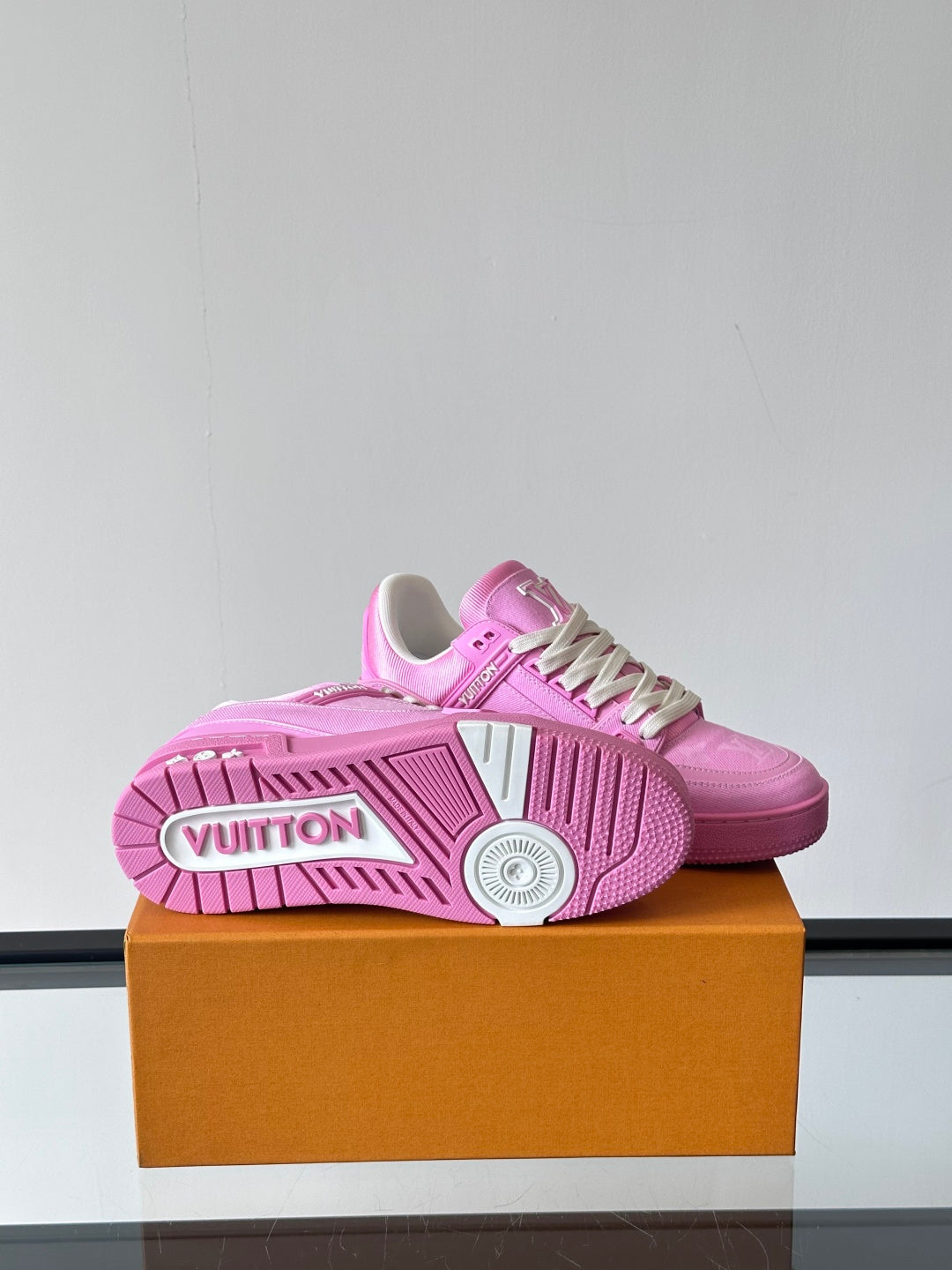Checkerboard Monogram Platform Sneakers