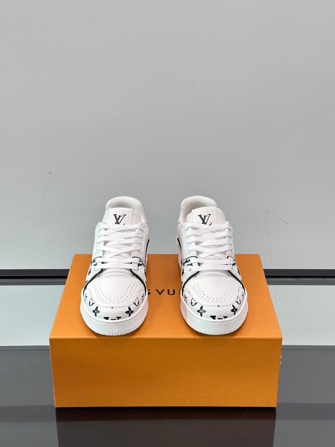 Checkerboard Monogram Platform Sneakers