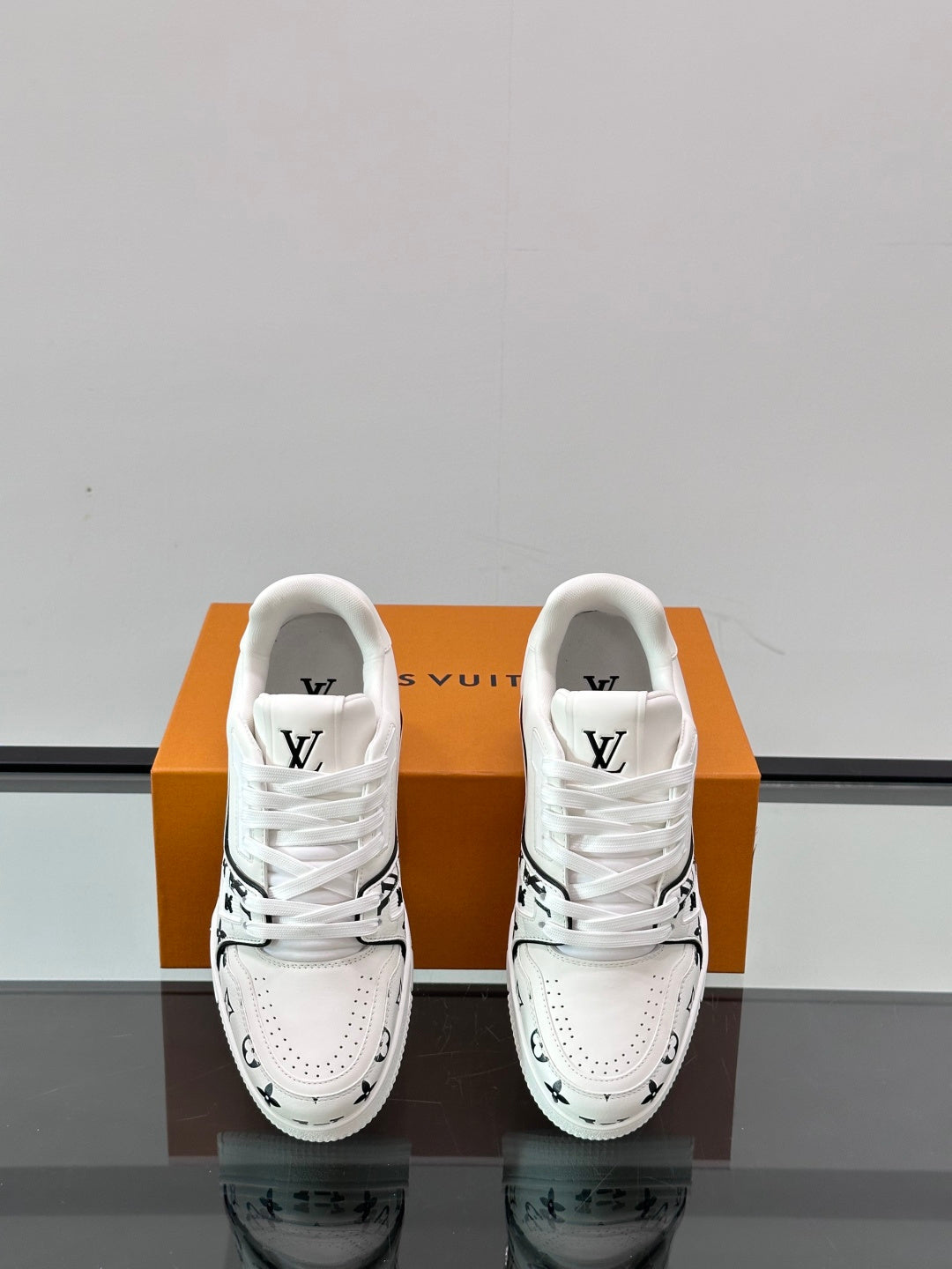 Checkerboard Monogram Platform Sneakers