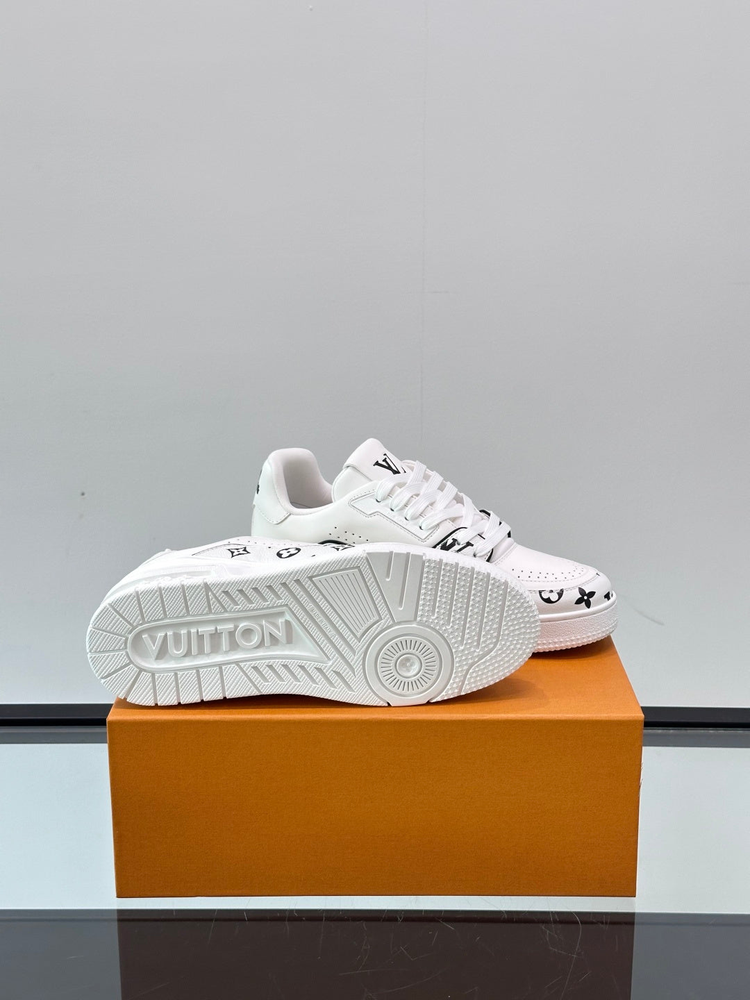 Checkerboard Monogram Platform Sneakers