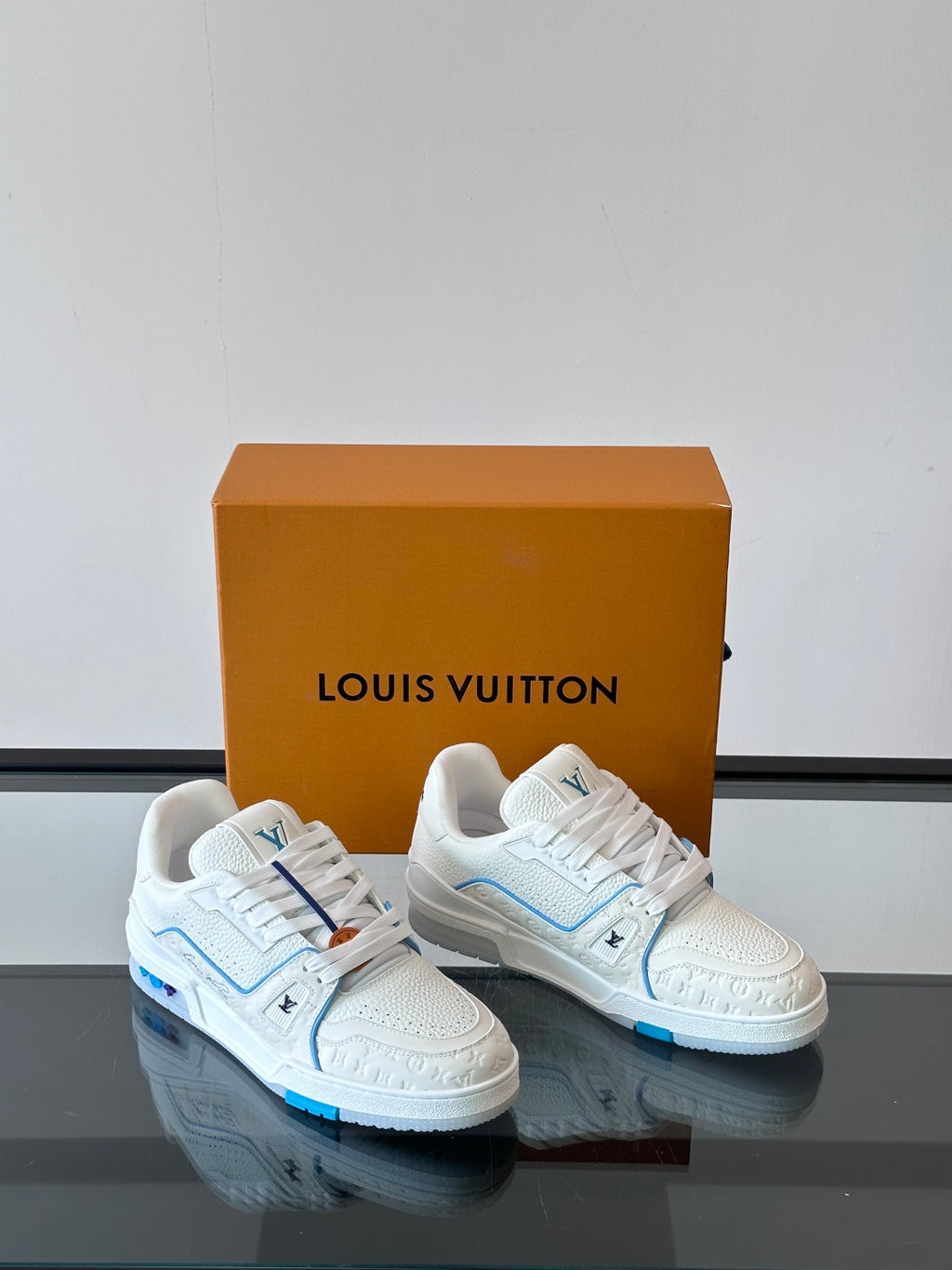 Cruise Edition Monogram Embossed Calfskin Sneakers