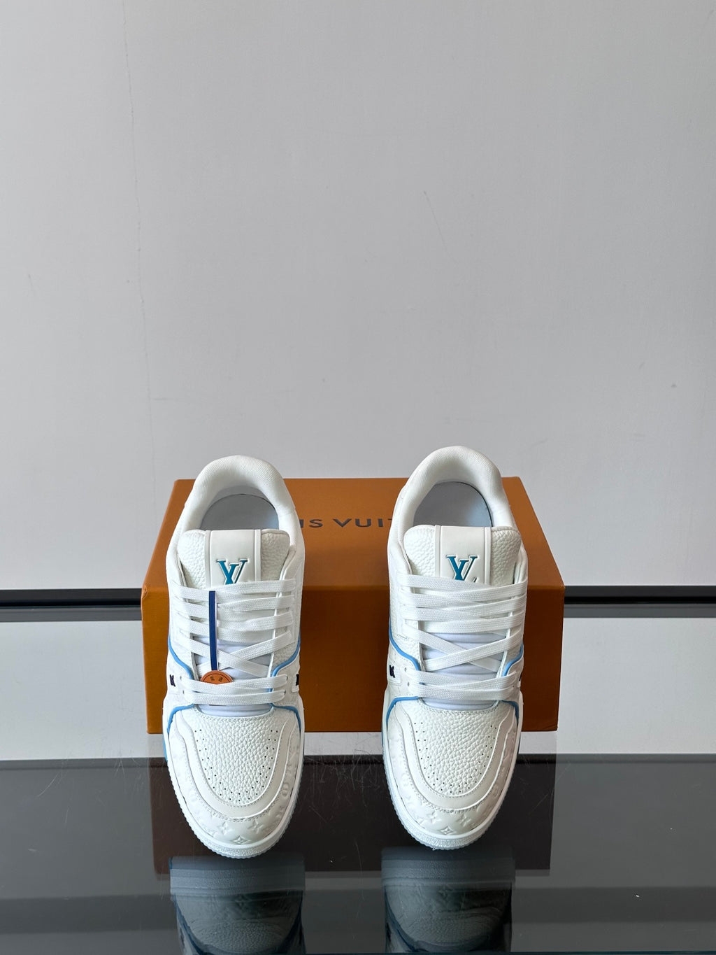Cruise Edition Monogram Embossed Calfskin Sneakers