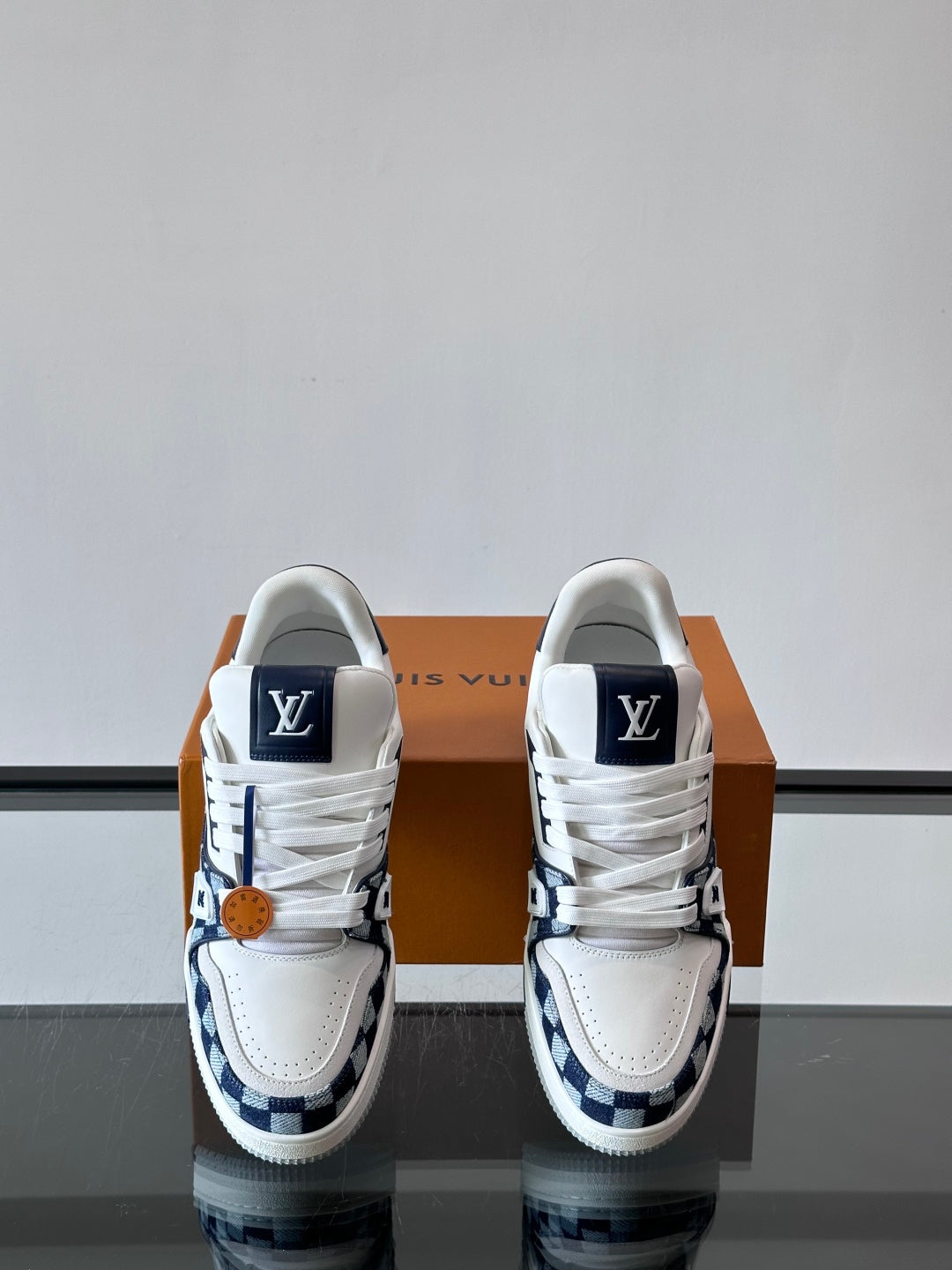 Signature Calfskin Trainer Sneakers
