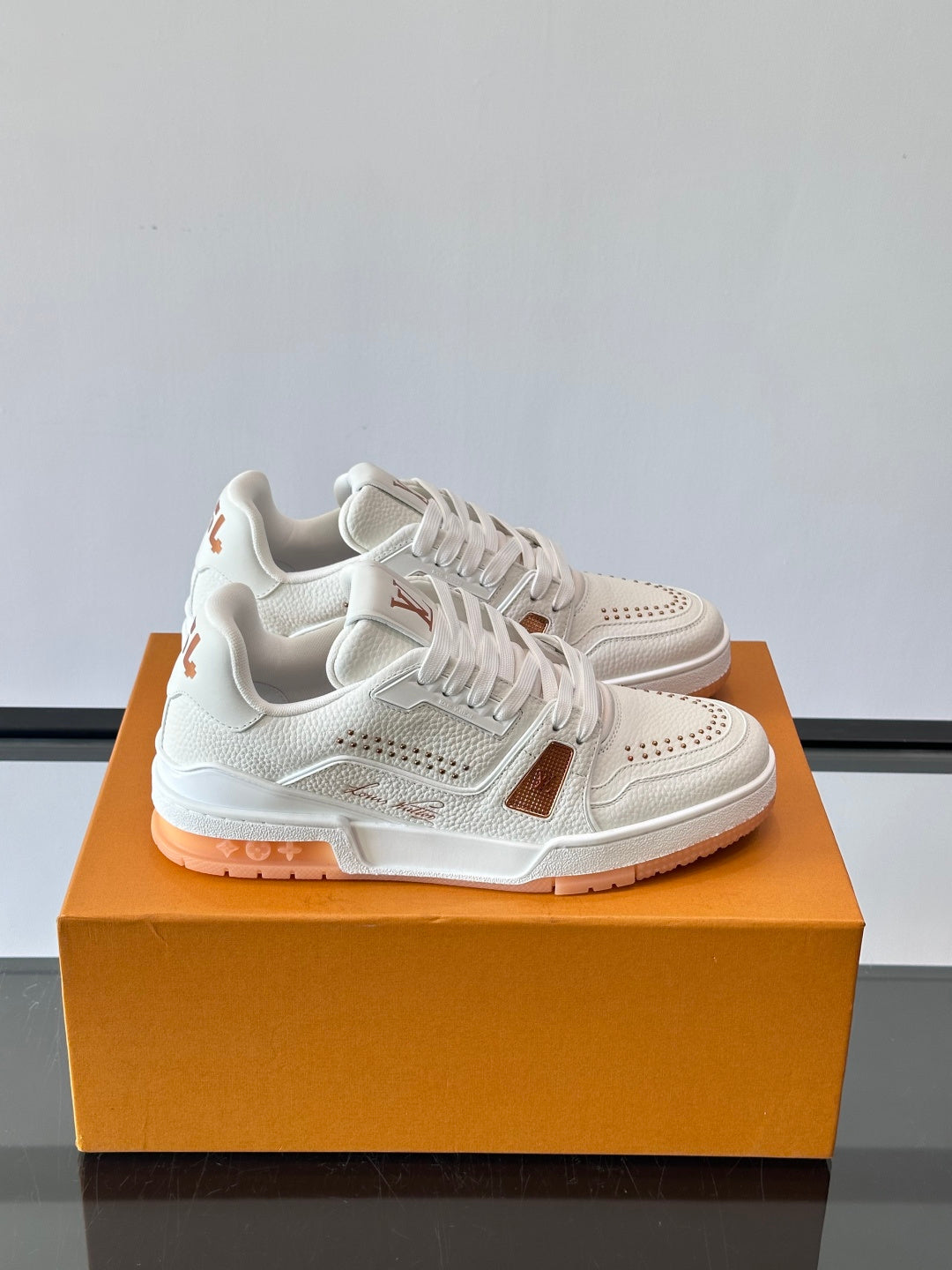 Signature Calfskin Trainer Sneakers