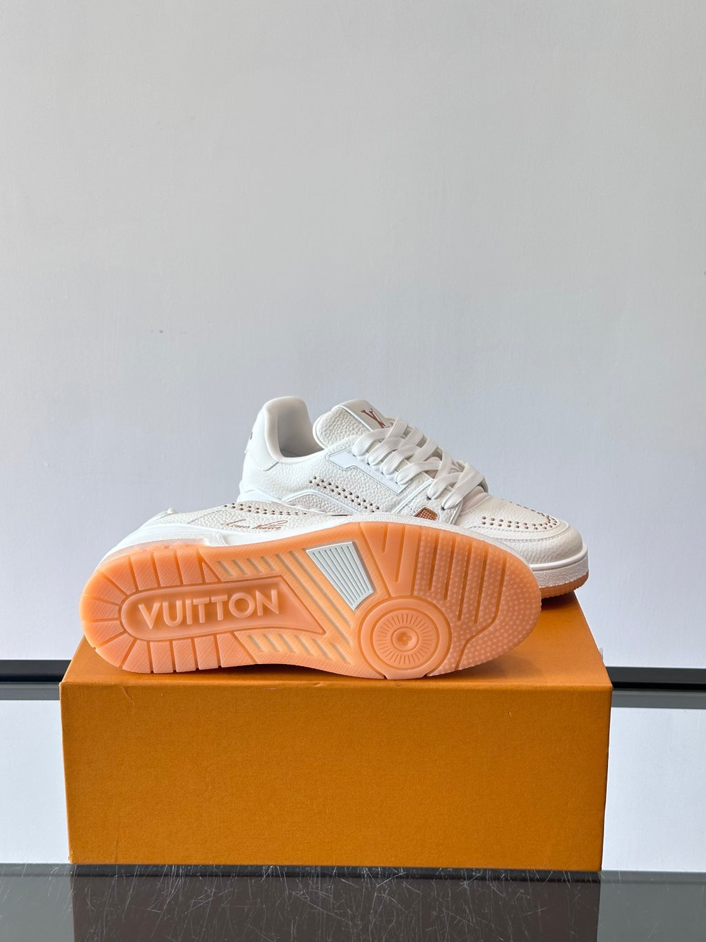 Signature Calfskin Trainer Sneakers