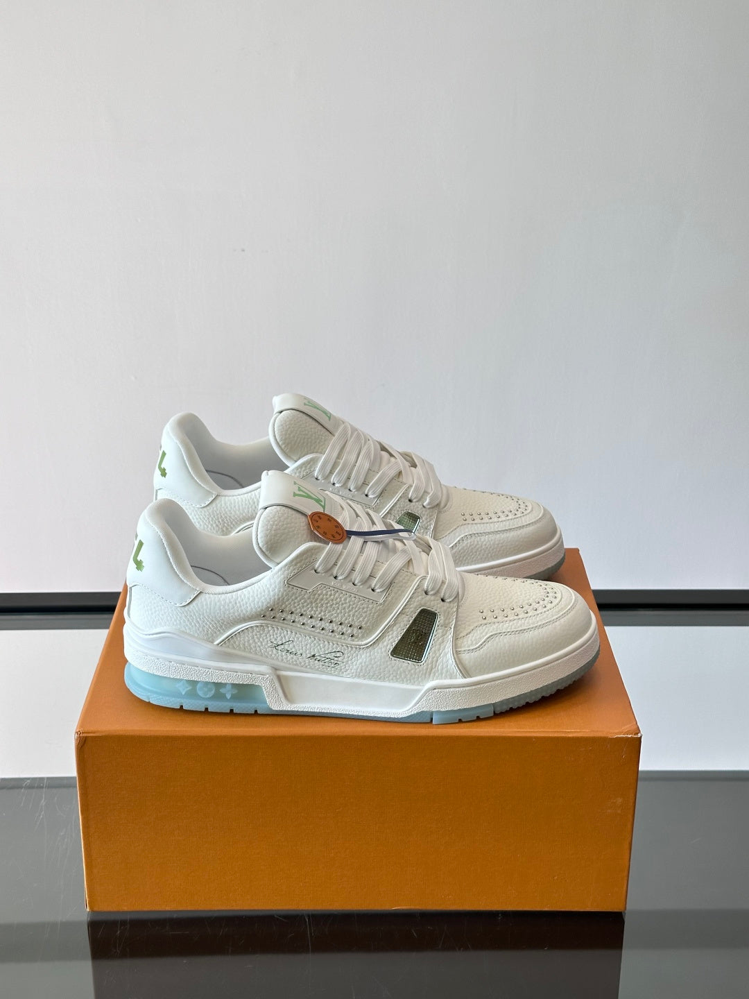 Signature Calfskin Trainer Sneakers