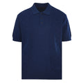 Open-Knit Monogram Jacquard Short Sleeve Polo