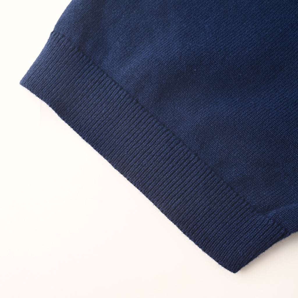 Open-Knit Monogram Jacquard Short Sleeve Polo