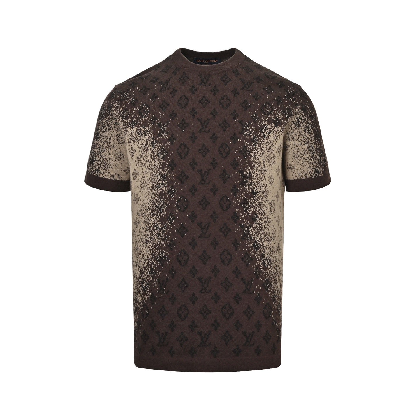 Monogram Gradient Jacquard Knit Short Sleeve Tee