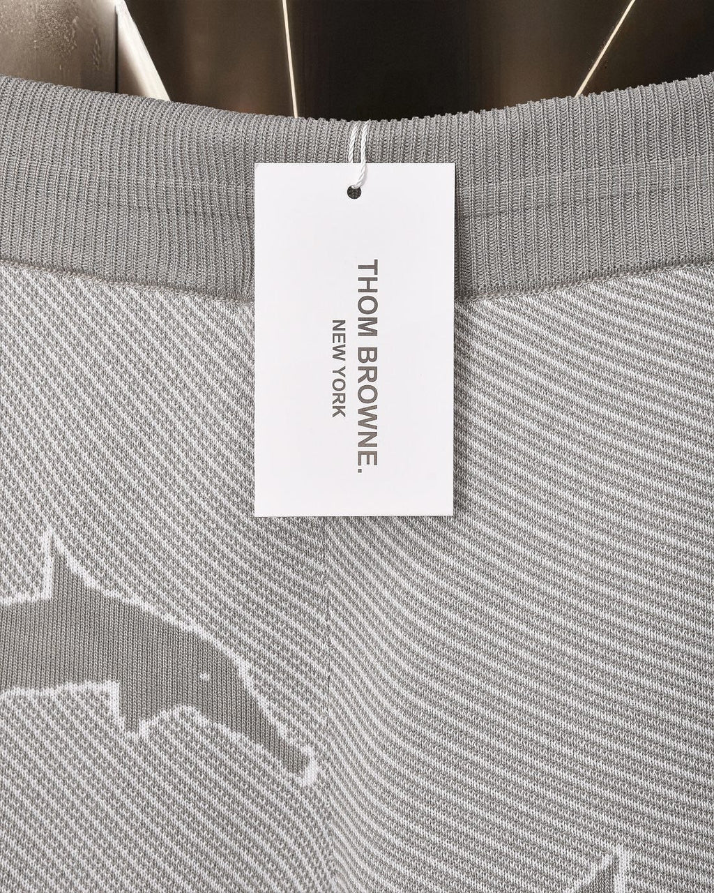 Four-Bar Stripe Knit Shorts — THOM TREND THOM TREND