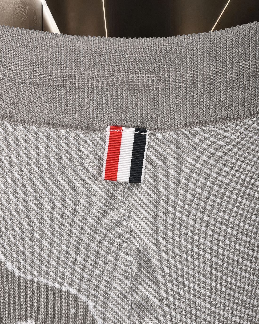 Four-Bar Stripe Knit Shorts — THOM TREND THOM TREND
