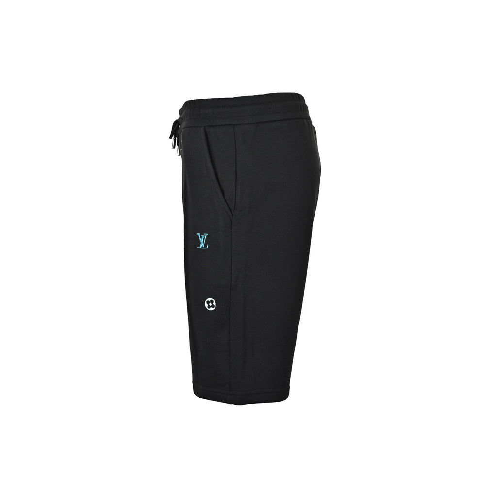 Embroidered Monogram Shorts
