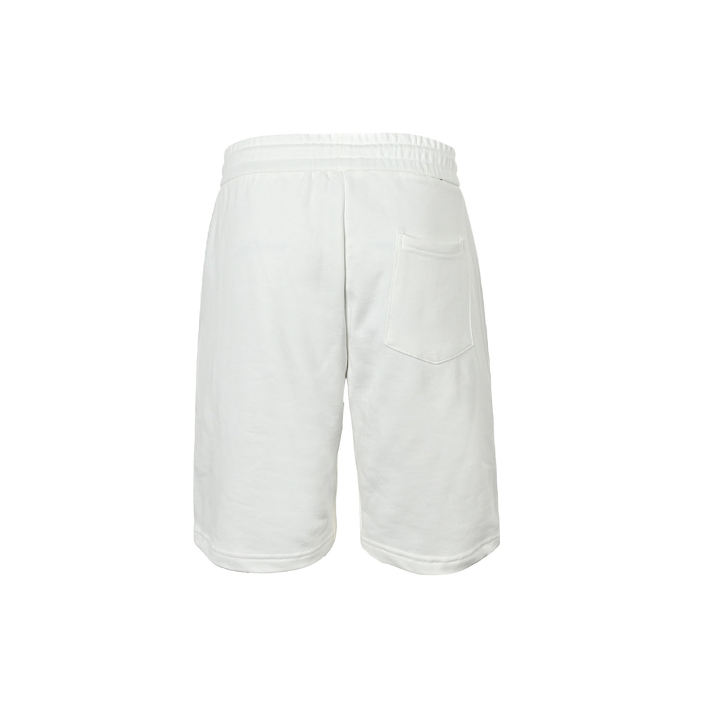 Embroidered Monogram Shorts
