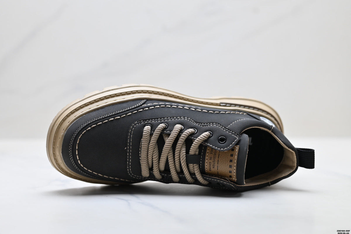 Timberland Navy Brooklyn Oxford Hiking Shoe - right-facing side profile main image