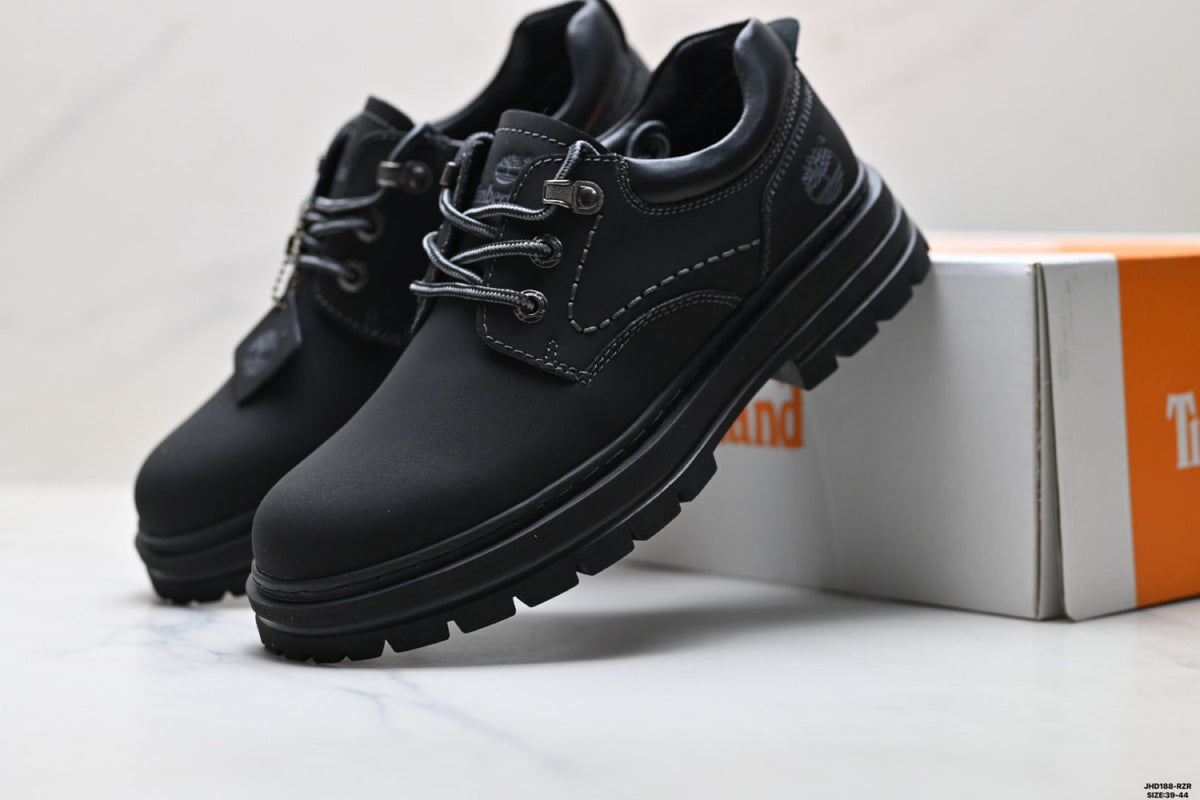 Timberland Black Premium Leather Oxford - detail image 8