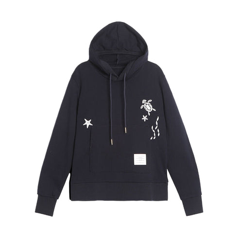 Animal embroidery Hoodie  TREND