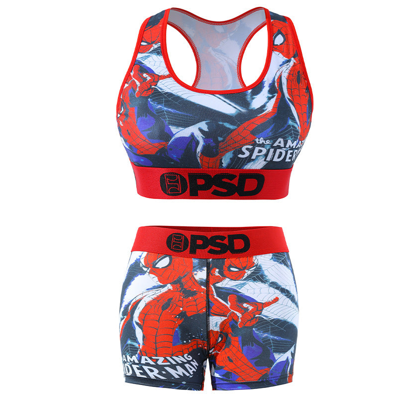 PSD Style Comic Print Women's Athletic Set - detail view 4