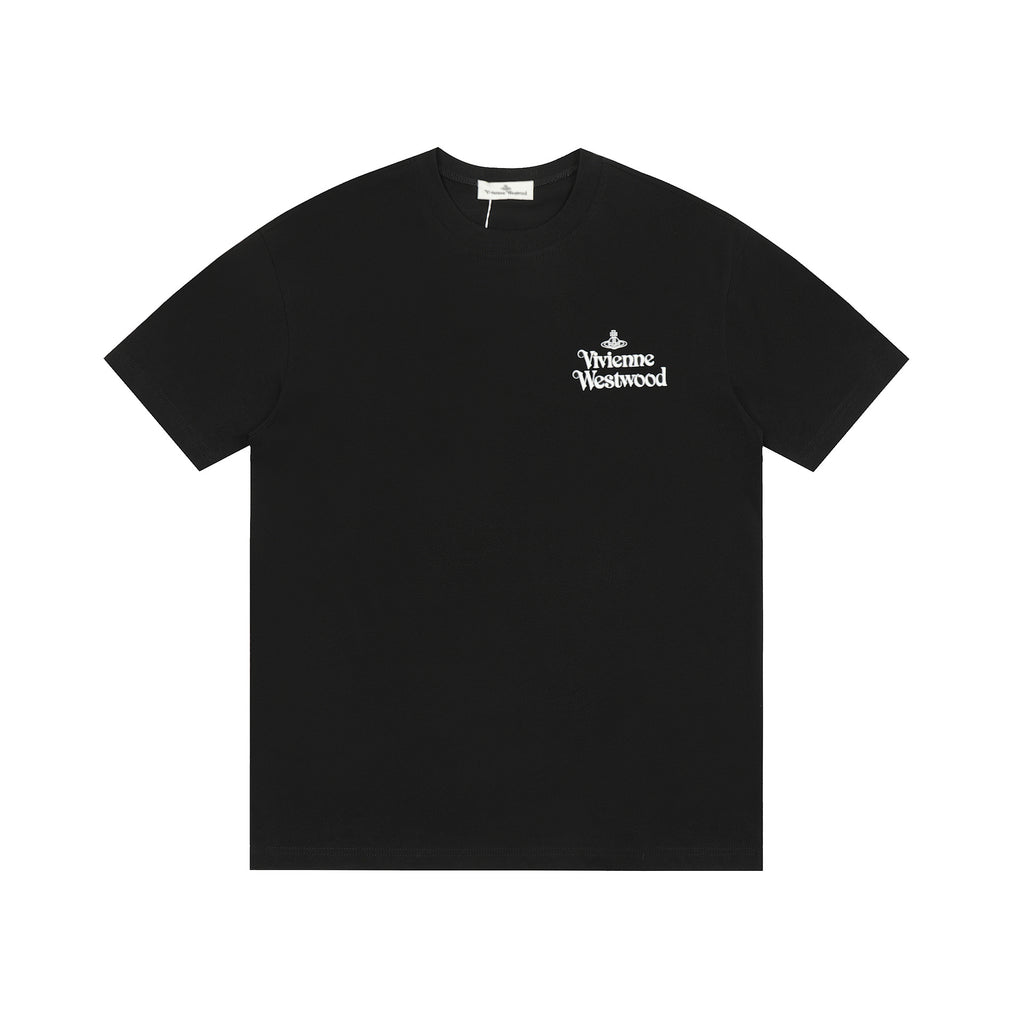 Vivienne Westwood Saturn Letter Embroidered T-Shirt