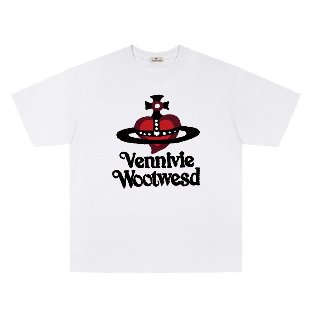 Vivienne Westwood Letter Print Crew-Neck T-Shirt