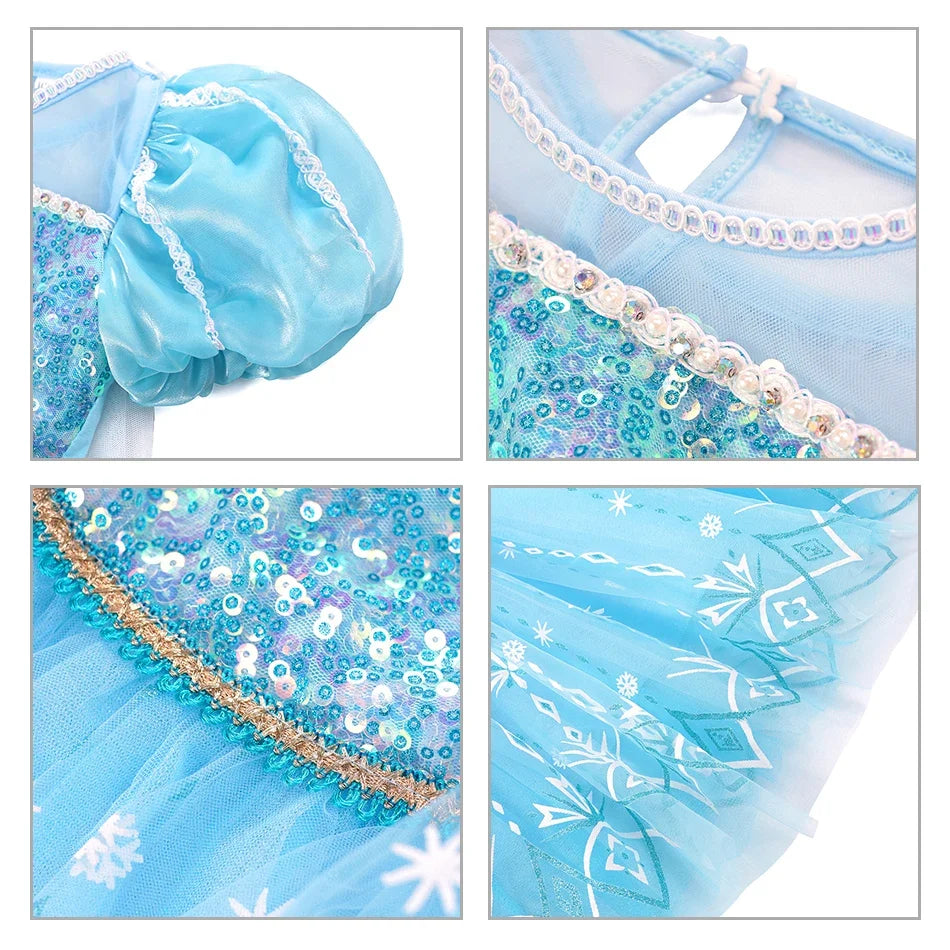 Model 2024 LED Light Up Elsa Princess Dress Costume - product view 6