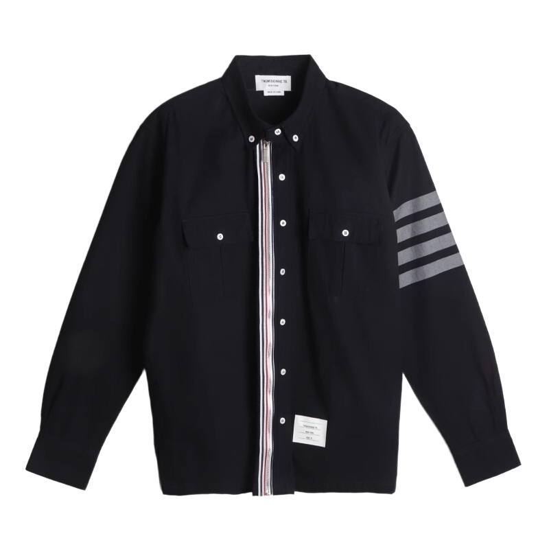 Mens Zipper Pocket Shirt  TREND