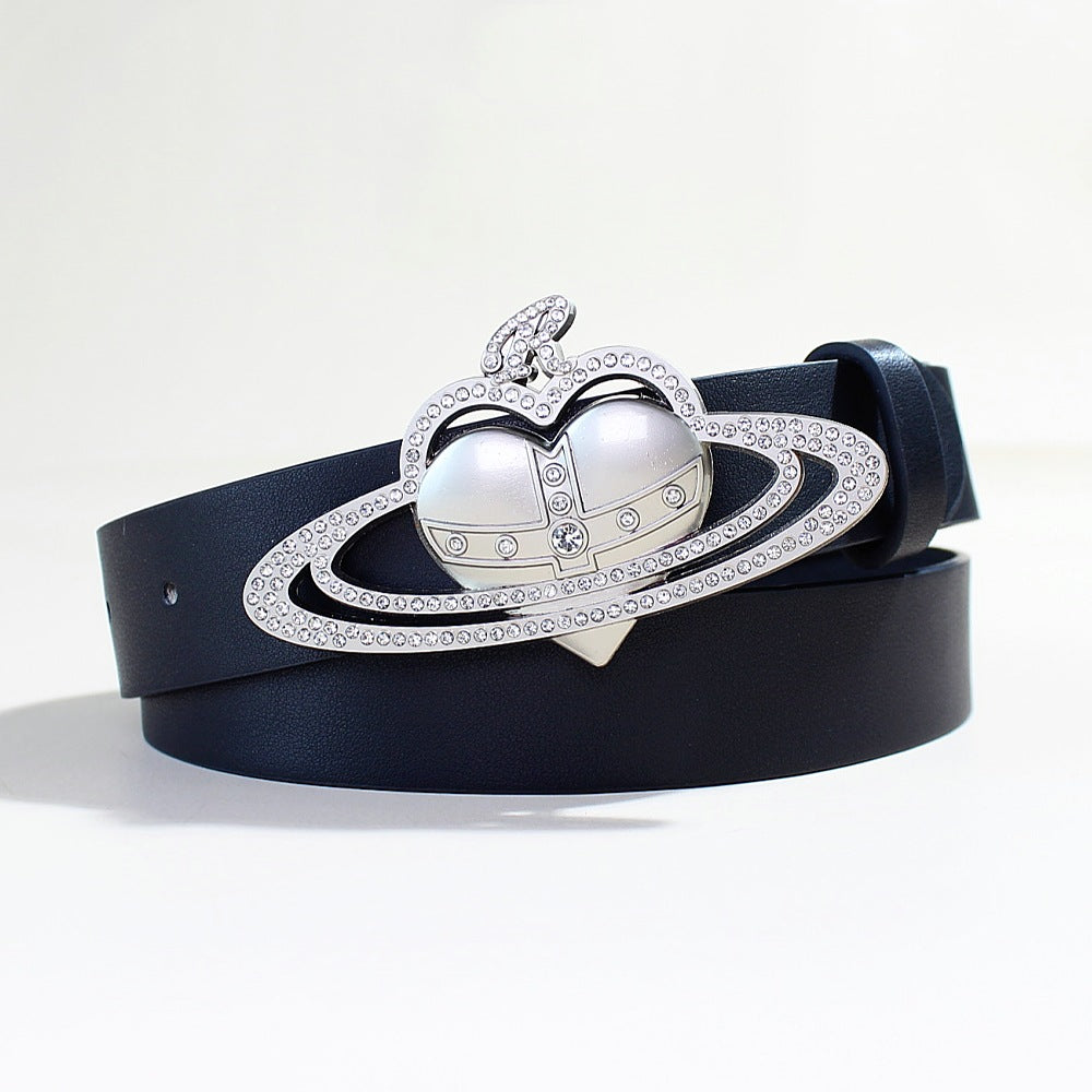 Vivienne Westwood Saturn PU Wide Waist Belt
