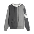 Spring and Autumn Colorblock Hooded Jacket THOM TREND