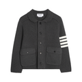 Mens four-bar lapel sweater jacket 