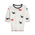 Crew neck hollow pullover sweater（副本） THOM TREND