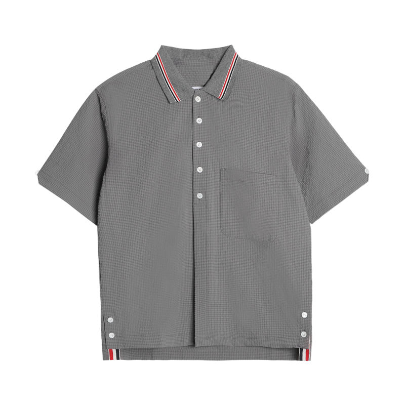 Placket ribbon shirt????¨¤?¨¤??¨º?  TREND