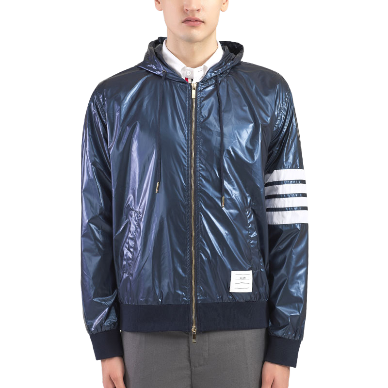 Mens Waterproof and Windproof Satin Jacket 