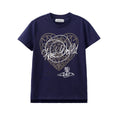 Vivienne Westwood Saturn Heart Print Cotton T-Shirt
