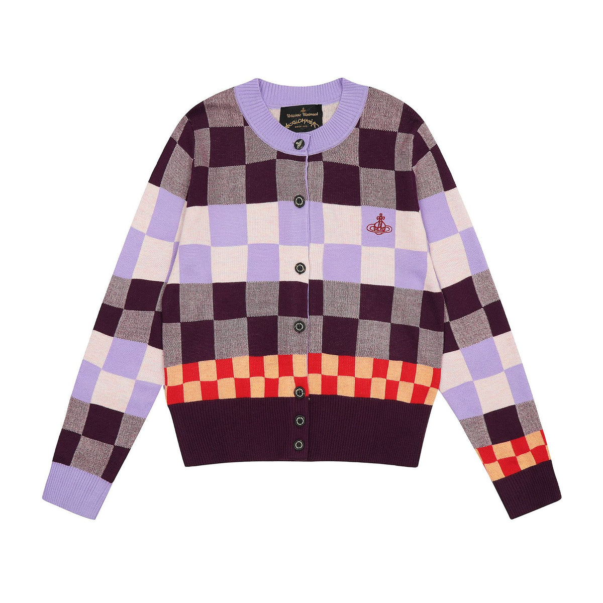 Vivienne Westwood VIVI14 Drop-Shoulder Knit Cardigan