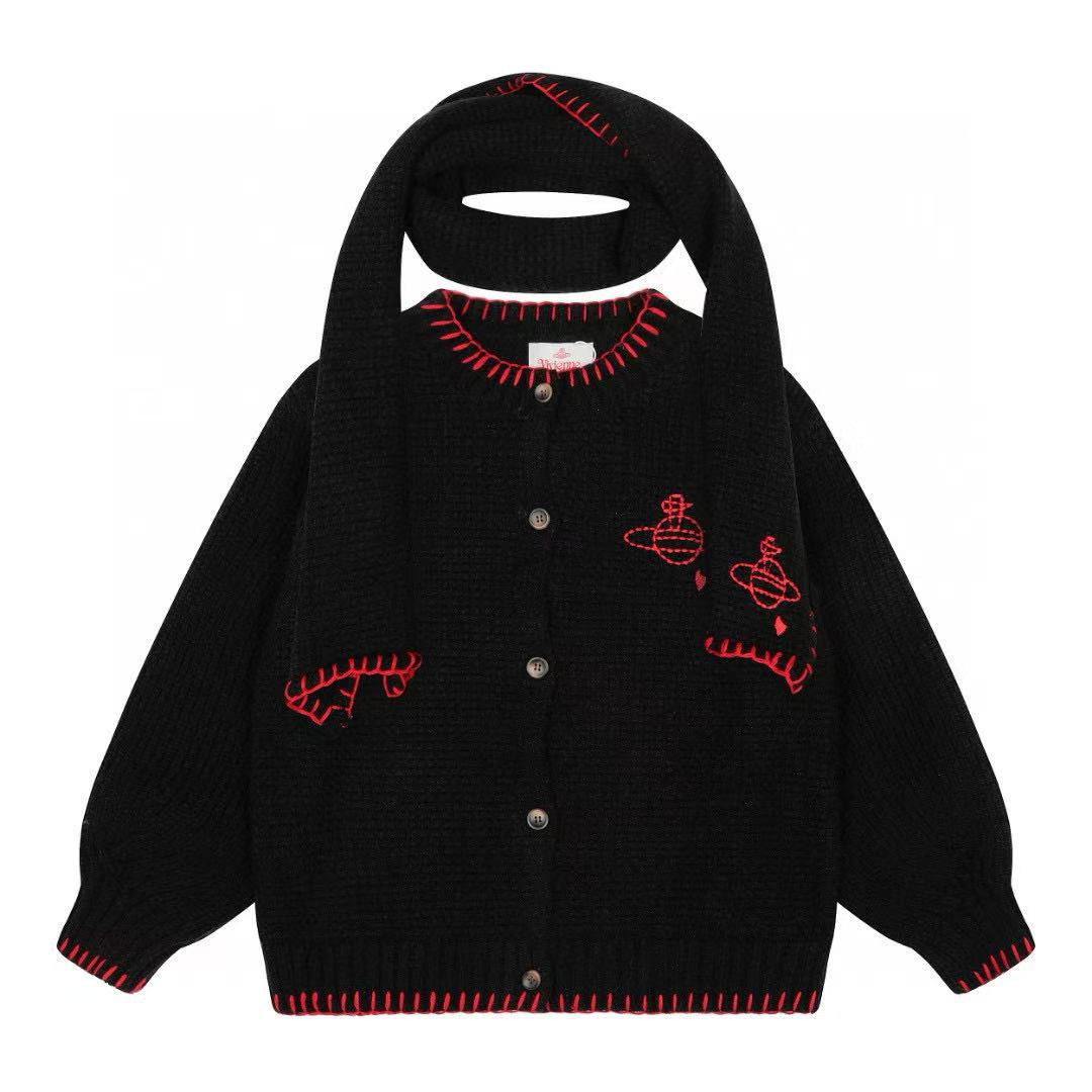Vivienne Westwood VIVI Color-Block Knit Cardigan