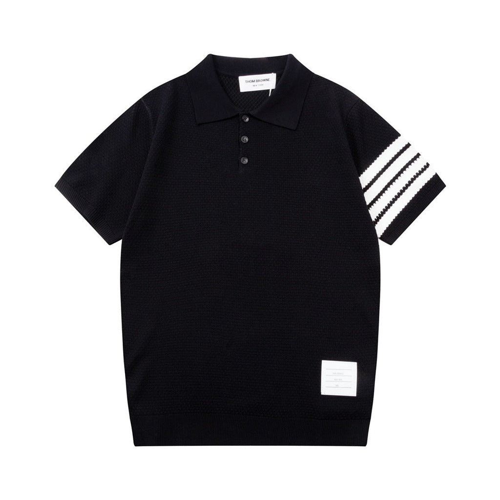Classic four-bar POLO T-shirt  TREND
