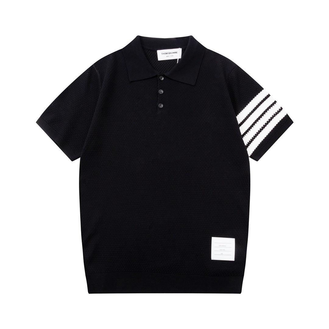 Classic four-bar POLO T-shirt  TREND