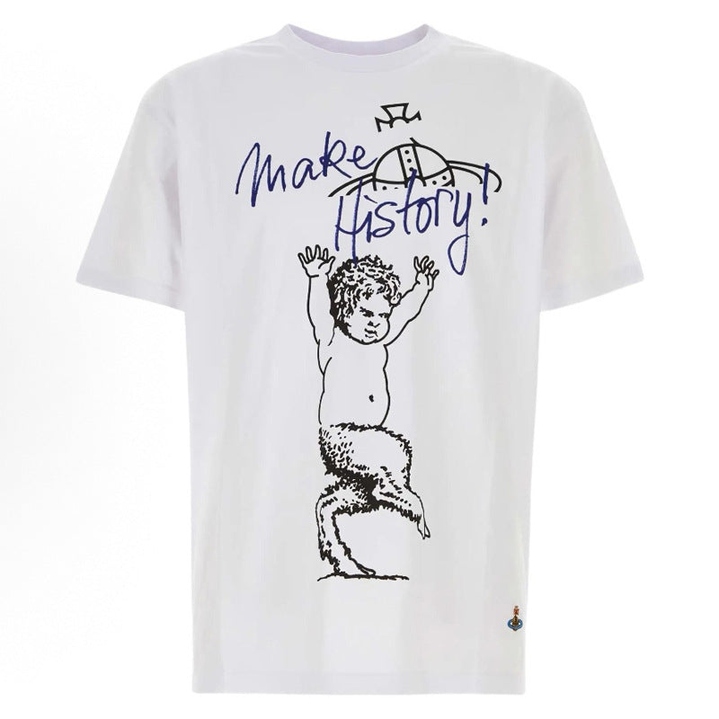 Vivienne Westwood Letter Print Crew-Neck T-Shirt