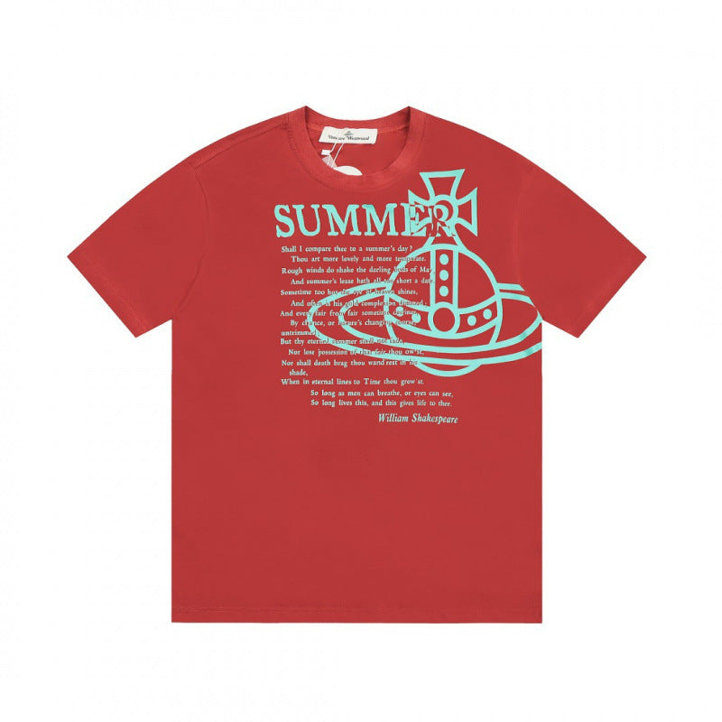Vivienne Westwood Letter Print Crew-Neck T-Shirt
