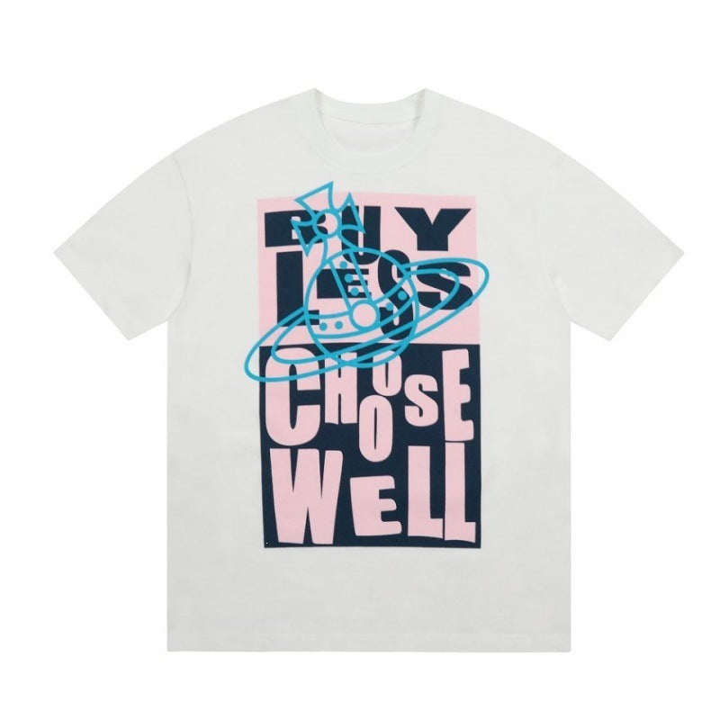 Vivienne Westwood Letter Print Crew-Neck T-Shirt