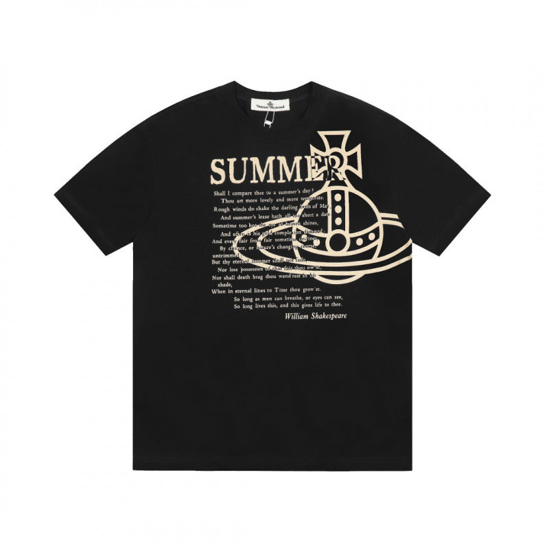 Vivienne Westwood Letter Print Crew-Neck T-Shirt