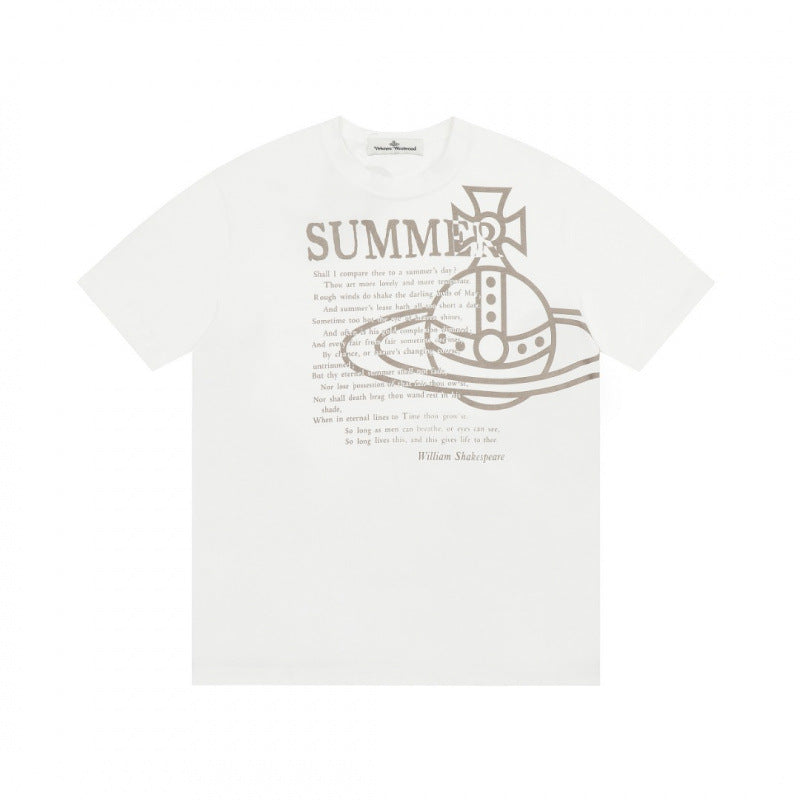 Vivienne Westwood Letter Print Crew-Neck T-Shirt