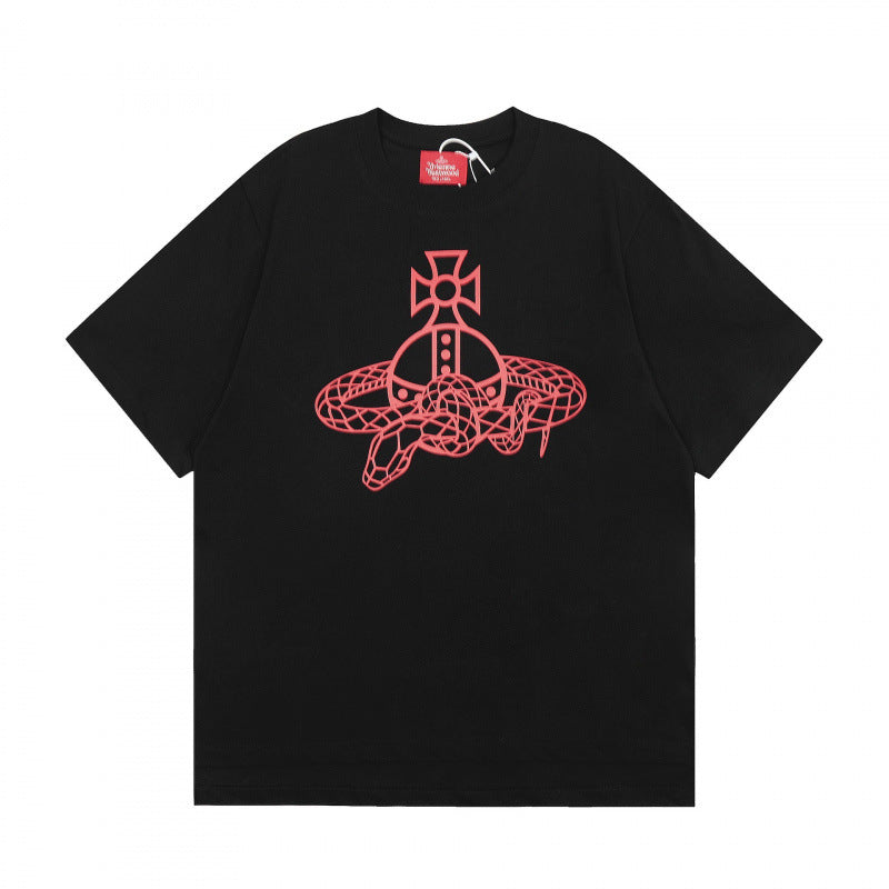 Vivienne Westwood Letter Print Crew-Neck T-Shirt