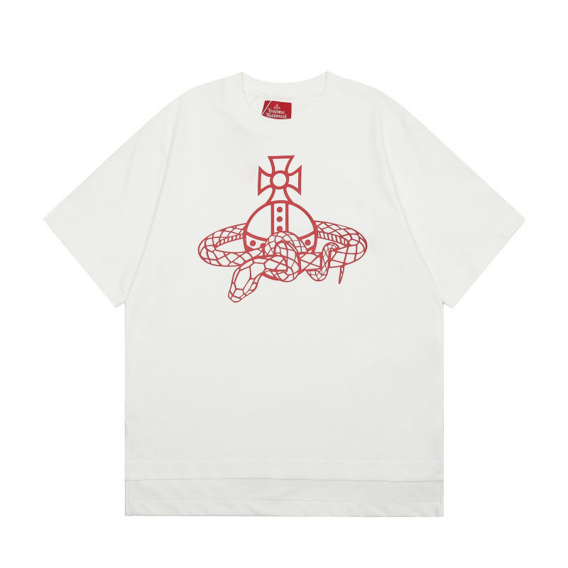 Vivienne Westwood Letter Print Crew-Neck T-Shirt